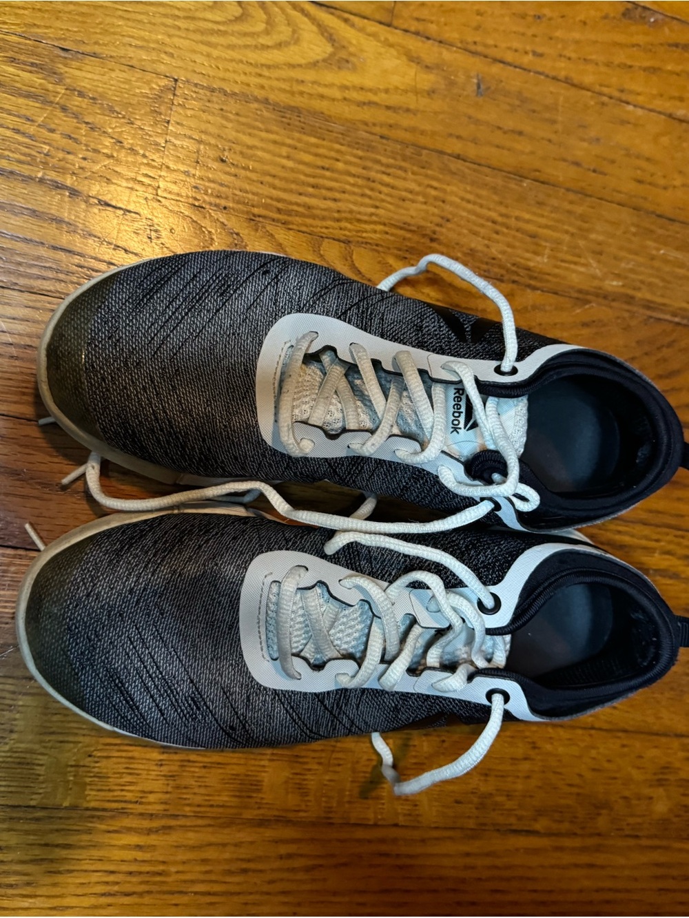 Reebok Black and White Women's Running Sneakers